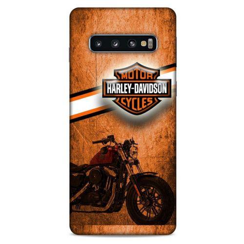 Samsung Galaxy S10 Uyumlu Kılıf Motorsiklet (20) Koruyucu Kılıf İskelet