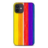 Lopard Apple iPhone 12 Uyumlu Kılıf Wood'X (29) Arka Koruma Kılıfı Baskılı