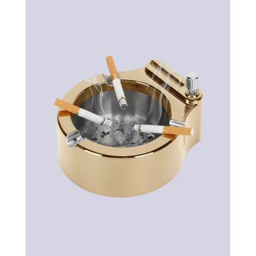 Çakmaklı Küllük Paslanmaz Metal Dayanıklı Tasarım