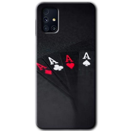Samsung Galaxy M31s HD Baskılı Kılıf + 9D Tam Ekran Koruyucu - Full As