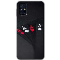 Samsung Galaxy M31s HD Baskılı Kılıf + 9D Tam Ekran Koruyucu - Full As