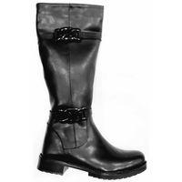 PUNTO 239108 Kadın Fermuarlı Siyah Çizme