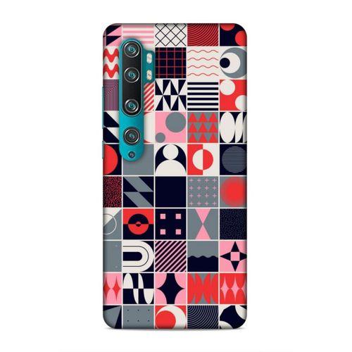 Xiaomi Mi Note 10 Pro Uyumlu Kılıf Insomnia (26) Tpu Silikon Kılıf Kırmızı Krem