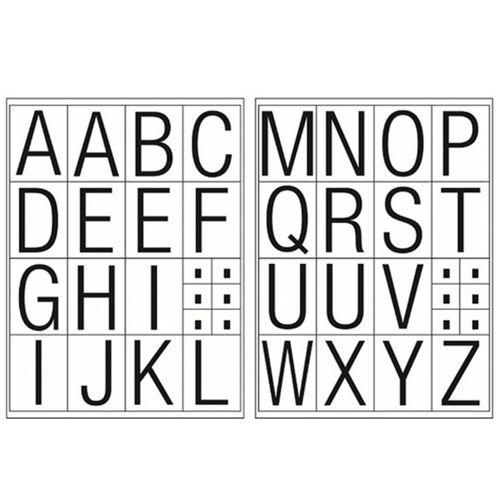 Tanex Harf Sticker 30mm 2 Sayfa Stc-519-1 - 3 adet