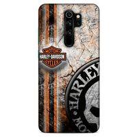 Xiaomi Redmi Note 8 Pro Uyumlu Kılıf Motorsiklet (11) Tam Koruma Harley Davidson