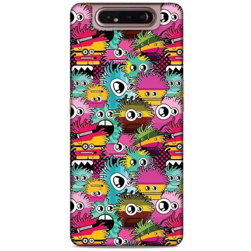 Graffitix (35) Desenli Silikon Kapak Samsung Galaxy A80 Kılıf