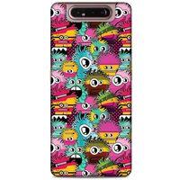 Graffitix (35) Desenli Silikon Kapak Samsung Galaxy A80 Kılıf