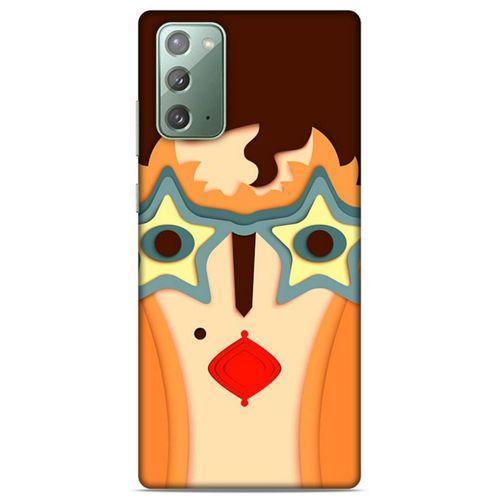 Lopard Samsung Galaxy Note 20 Uyumlu Kılıf Soyut Sanat (2) Desenli Kabı
