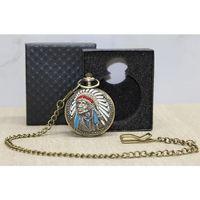 Özel Kutulu Kızılderili Köstekli Saat Alk4677