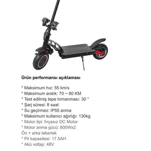 Elektrikli Scooter 1600w Amortisörlü Sway