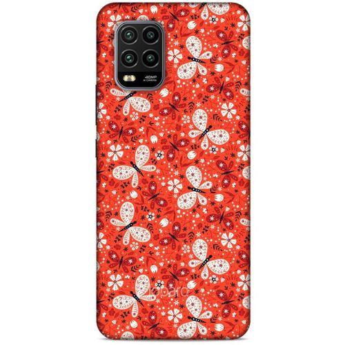 Xiaomi Mi 10 Lite Kılıf Kelebek Etkisi (6) Silikon Kılıf Mavi Yeşil