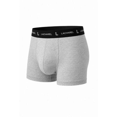 Erkek Likralı Pamuklu Nefes Alan Penye Boxer 3lü Paket - Siyah - Gri - Lacivert