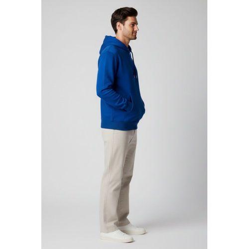 Erkek Kapşonlu Rahat Kalıp İçi Polarlı 3 iplik Kalın SweatShırt spr25sw55