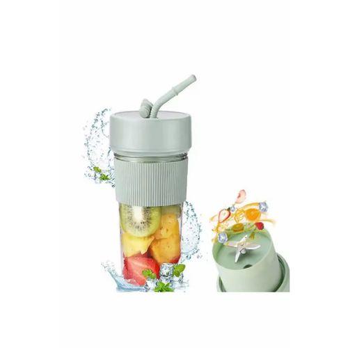 Mini Taşınabilir Mikser 350 Ml Smoothie Makinesi Meyve Sıkacağı Şarj Edilebilir Blender Yeşil