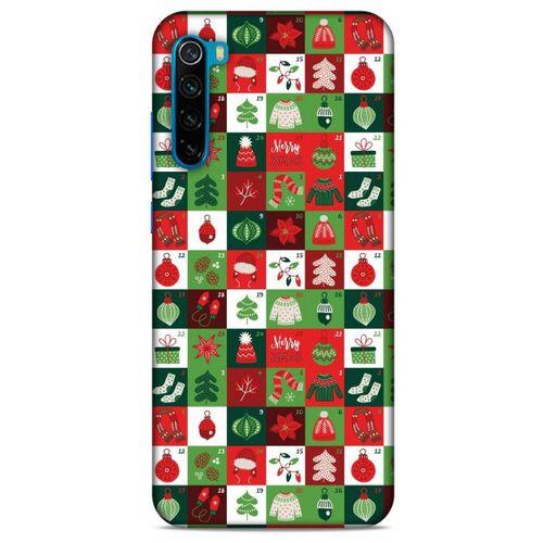 Yılbaşı Süsleri 07 Xiaomi Redmi Note 8T Kılıf Silikon Kapak