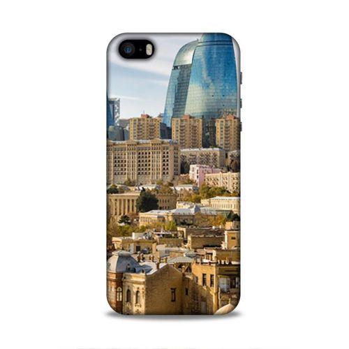 Apple iPhone SE Uyumlu Kılıf Azarbaijan (31) TPU Kılıf Bakü Kuleler