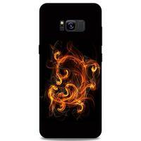 Lopard Samsung Galaxy S8 Plus Uyumlu Kılıf FireX (25) Antişok Kapak Ateş Kırmızı