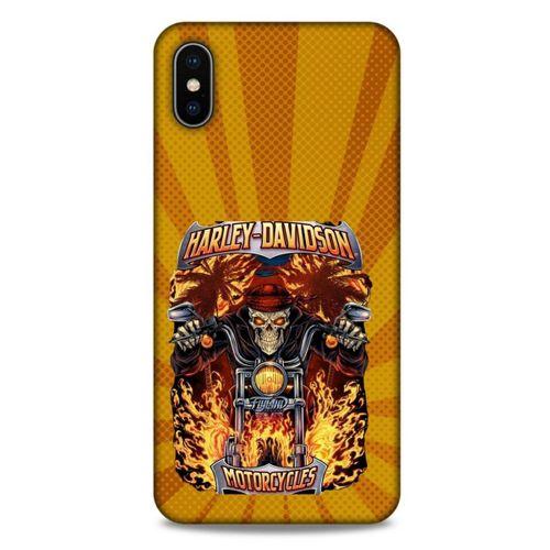 Apple iPhone XS Max Uyumlu Kılıf Motorsiklet (9) Kılıf Harley Davidson