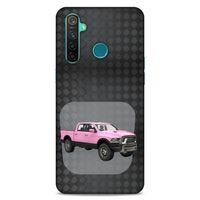 Lopard Oppo Realme 5 Pro Uyumlu Kılıf PickUpX (23) Ultra Koruma Kılıfı Şeker Pembe