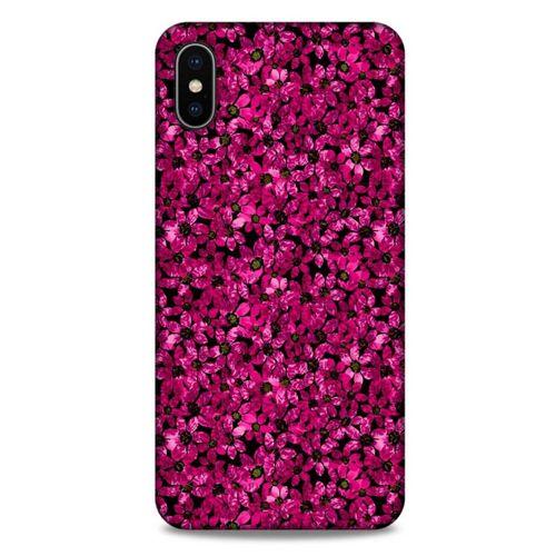 Apple iPhone XS Max Uyumlu Kılıf Pembe Delisi (1) Kılıfı Çiçek