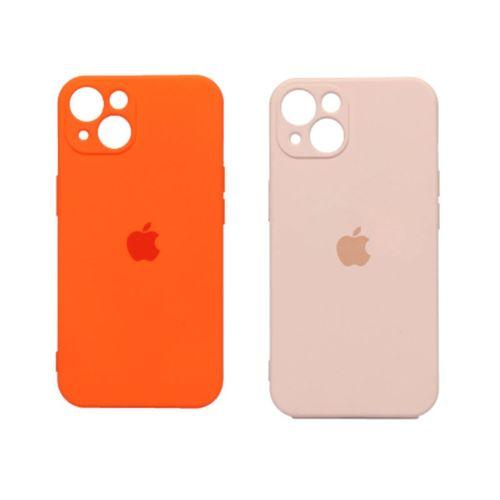 İphone 13 Turuncu ve Bej Renk İkili Logolu Lansman Yeni Nesil İphone Kılıf