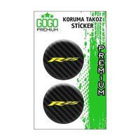 YAMAHA Yamaha R25 Karbon Koruma Takozu 4X4 İkili Damla Sticker