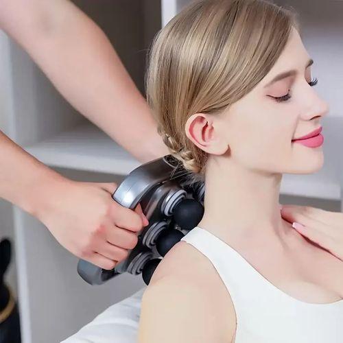 6 Başlıklı Şarjlı Isıtmalı Masaj Aleti