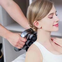 6 Başlıklı Şarjlı Isıtmalı Masaj Aleti