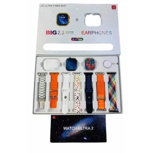 Akıllı Saat Ve Air Pro Kulaklık 7 Kordonlu Çok Fonksiyonlu İkili Set