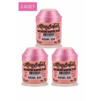 3 Adet Altınbaşak Oya ve Dantel İpi 20 gr - Royaleks - No: 635