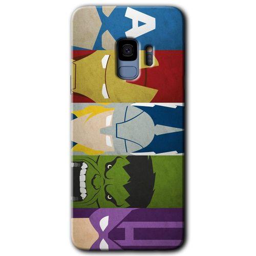 Samsung Galaxy S9 HD Baskılı Kılıf + 9D Tam Ekran Koruyucu - Avengers-1