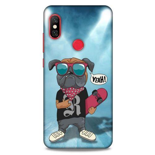 Xiaomi Redmi Note 6 Pro Kılıf Köpek Kıyafetleri (4) Koruma Kılıfı Bulldog Fular