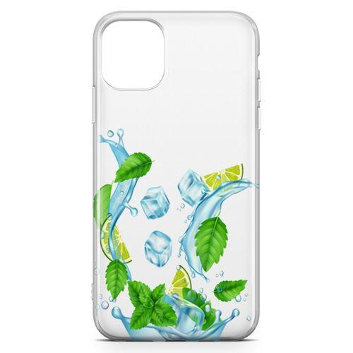 Apple iPhone 11 Pro Max Kılıf Nane Limon Buz Arka Kapak Koruma Desenli Full Koruyucu