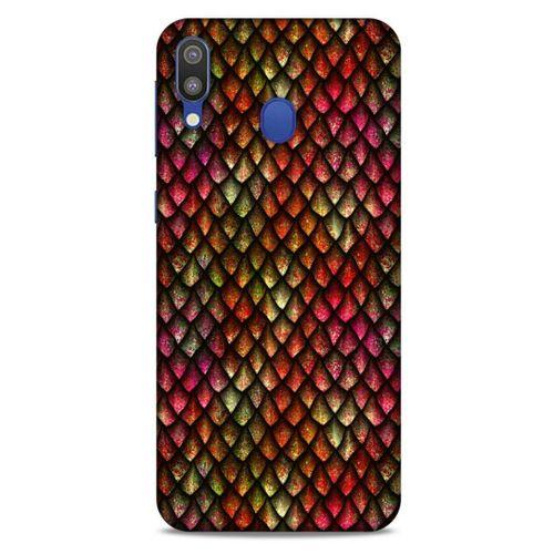 Samsung Galaxy M20 Kılıf Dragons (8) Baskılı Kılıf Ejderha Deri Pembe