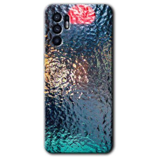 Oppo Reno 6 HD Baskılı Kılıf + 9D Tam Ekran Koruyucu - Blur Cam