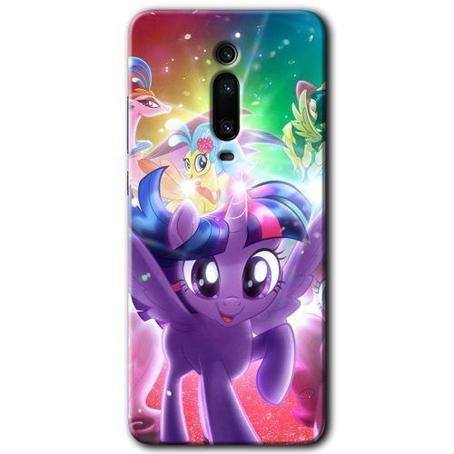 Xiaomi Mi 9T HD Baskılı Kılıf + 9D Tam Ekran Koruyucu - Pony