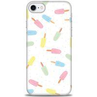 iPhone SE 2020 Kılıf HD Baskılı Kılıf - Renkli Dondurmalar + Tam Ekran Koruyucu