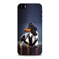Apple iPhone SE Kılıf Köpek Kıyafetleri (1) Kılıfı Dakhund Gömlek