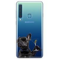 Samsung Galaxy A9 2018 Kılıf French Bulldog Arka Kapak Koruma Desenli Full Koruyucu
