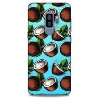 Frutix Hindistan Cevizi 02 Samsung Galaxy S9 Plus Kılıf Desenli Silikon