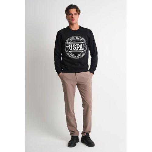 ALEXANDERGARDI Bisiklet Yaka Baskılı Sweatshirt