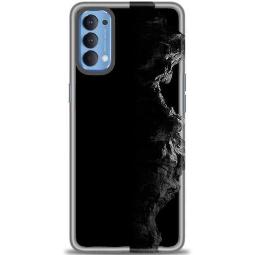 Oppo Reno 4 Kılıf HD Baskılı Kılıf - Dağ + Tam Ekran Koruyucu