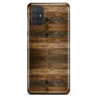 Lopard Samsung Galaxy M51 Uyumlu Kılıf Wood'X (19) Kılıfları Baskılı
