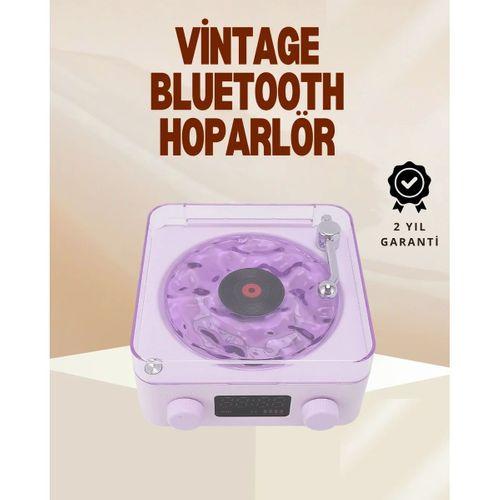 Retro Pikap Hoparlör – Şarjlı Kablosuz Projektör Ve Gece Lambası