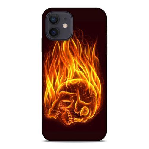 Lopard Apple iPhone 12 Uyumlu Kılıf FireX (50) Shockproof Kılıf İskelet Kafa