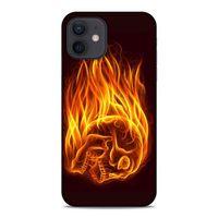 Lopard Apple iPhone 12 Uyumlu Kılıf FireX (50) Shockproof Kılıf İskelet Kafa