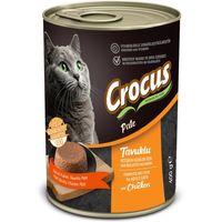 Crocus Yetişkin Kedi Tavuklu Pate Yaş Mama 400g