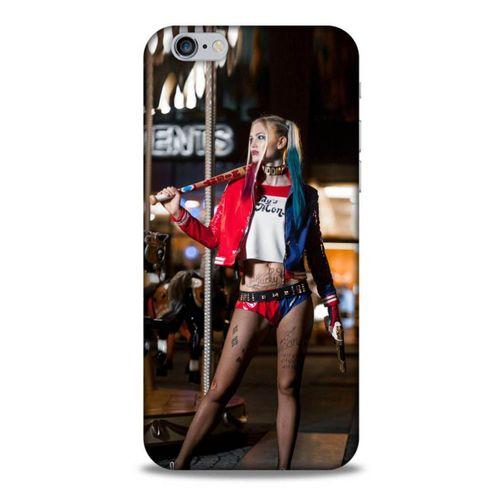 Apple Iphone 6S Uyumlu Kılıf Harley Quinn (24) Darbe Emici Kılıf Kiraz kırmızısı