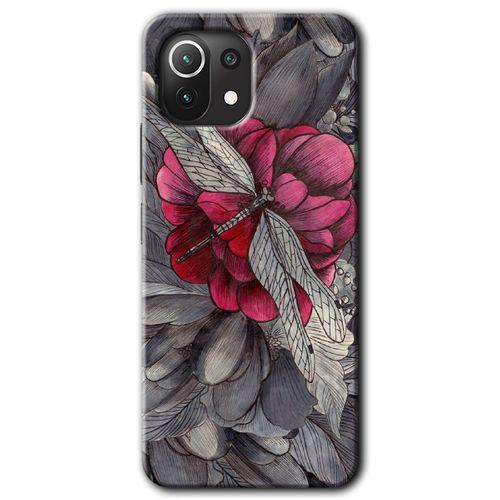 Potkal Hediye Fabrikası Xiaomi Mi 11 Kılıf HD Desen Baskılı Arka Kapak - kelebek Ömrü