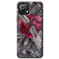 Potkal Hediye Fabrikası Xiaomi Mi 11 Kılıf HD Desen Baskılı Arka Kapak - kelebek Ömrü